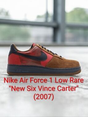Nike Air Force 1 Low Rare "New Six Vince Carter" (2007) M10.5/W12 EUC